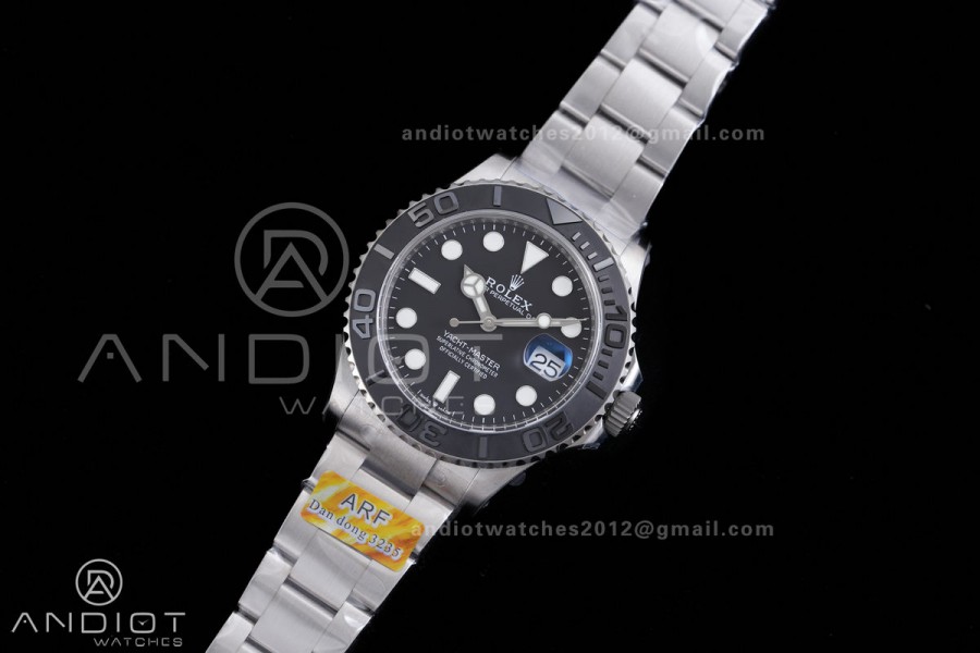 Yacht-Master 226627 Titanium ARF 1:1 Best Edition Black Dial On Titanium Bracelet DD3235