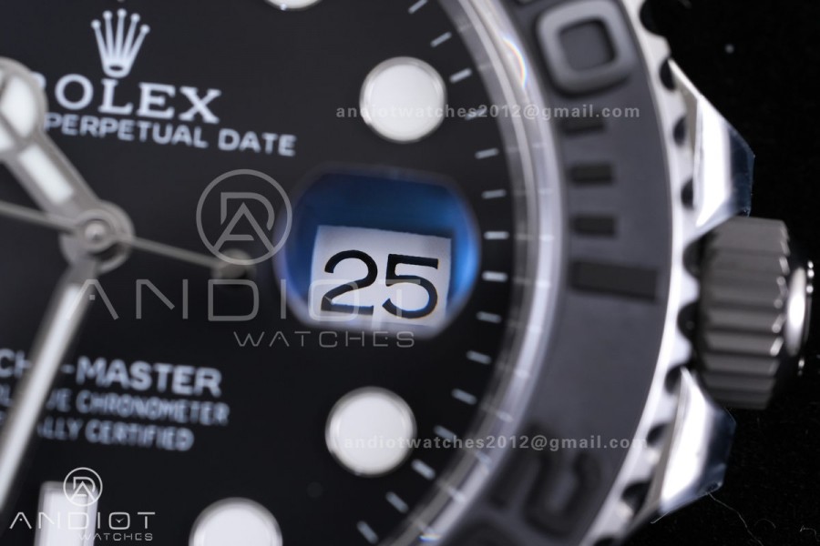 Yacht-Master 226627 Titanium ARF 1:1 Best Edition Black Dial On Titanium Bracelet DD3235