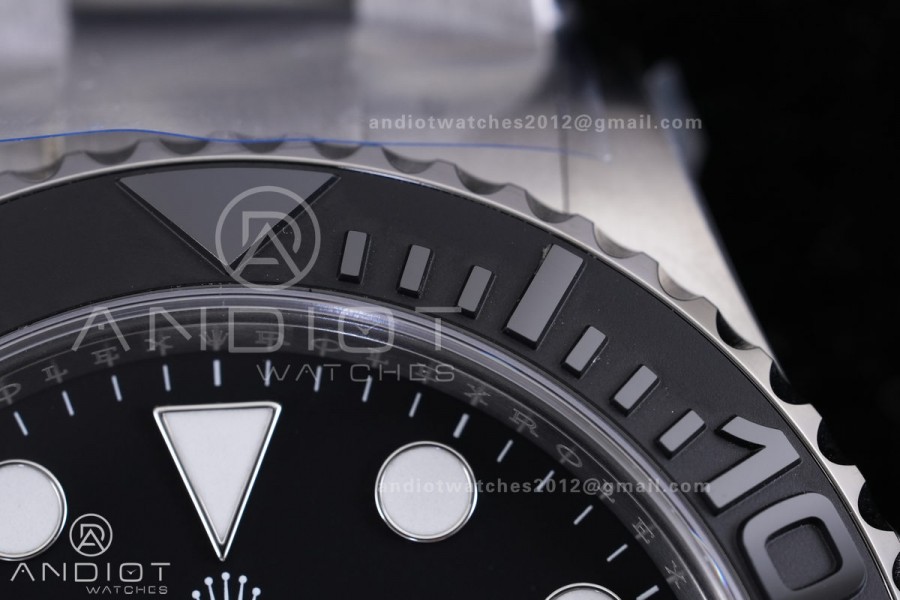 Yacht-Master 226627 Titanium ARF 1:1 Best Edition Black Dial On Titanium Bracelet DD3235