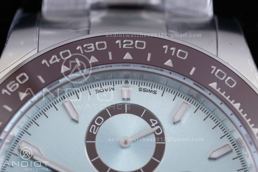 Daytona 126506 Clean Plus 1:1 Best Edition 904L Steel Ice Blue Dial Lume Marker on SS Braclet DD4131