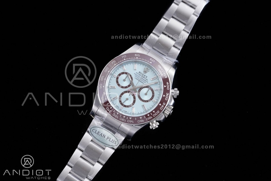 Daytona 126506 Clean Plus 1:1 Best Edition 904L Steel Ice Blue Dial Crystal Marker on SS Braclet DD4131
