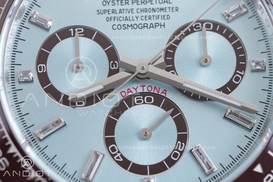 Daytona 126506 Clean Plus 1:1 Best Edition 904L Steel Ice Blue Dial Crystal Marker on SS Braclet DD4131