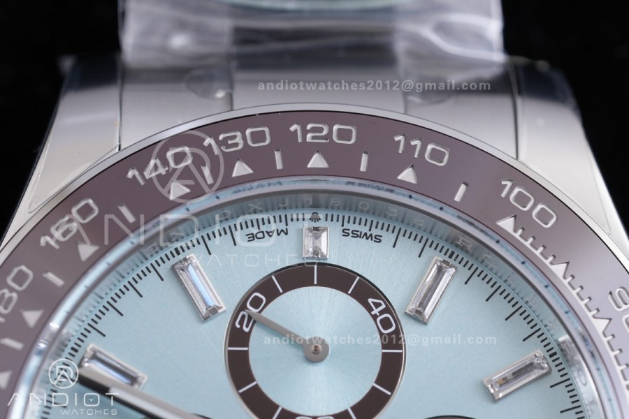 Daytona 126506 Clean Plus 1:1 Best Edition 904L Steel Ice Blue Dial Crystal Marker on SS Braclet DD4131