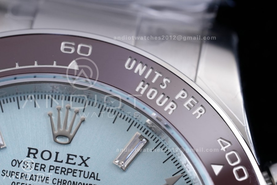 Daytona 126506 Clean Plus 1:1 Best Edition 904L Steel Ice Blue Dial Crystal Marker on SS Braclet DD4131