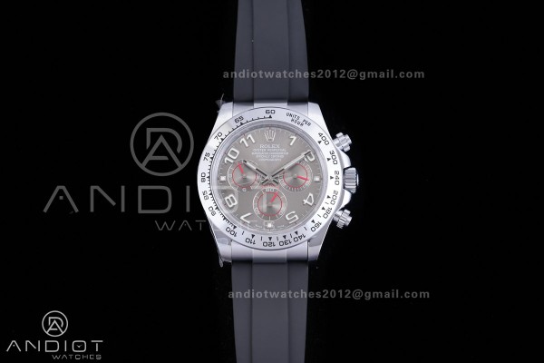 Daytona 116519 QF 1:1 Best Edition Gray Numeral Di...