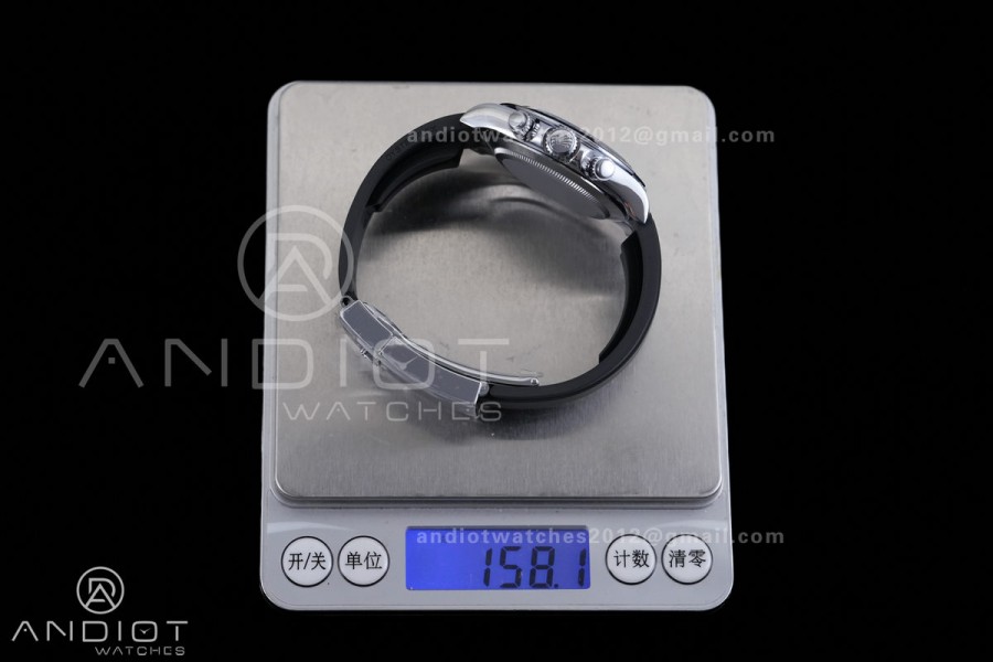 Daytona 116519 QF 1:1 Best Edition Gray Numeral Dial on Oysterflex Strap SH4130 V3 (Gain Weight)