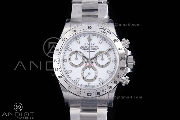 Daytona 116520 VSF 1:1 Best Edition 904L SS Case a...