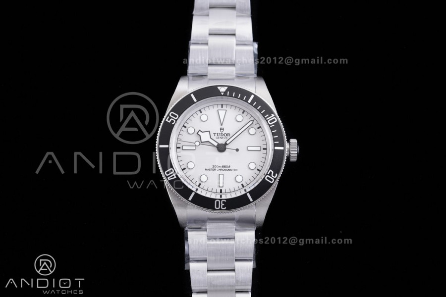 Heritage Black Bay 43mm SS ZF 1:1 Best Edition Silver Dial on SS Bracelet A2824