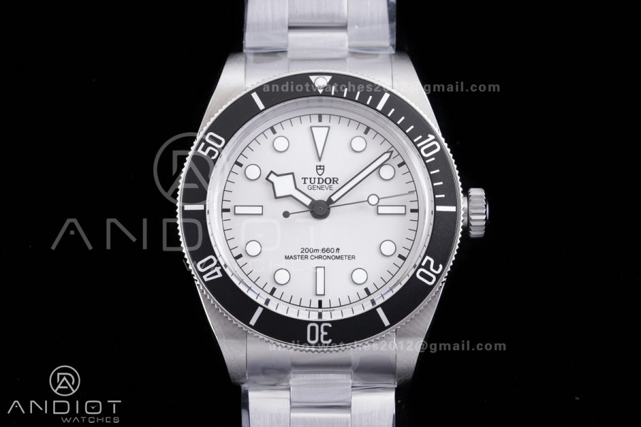 Heritage Black Bay 43mm SS ZF 1:1 Best Edition Silver Dial on SS Bracelet A2824