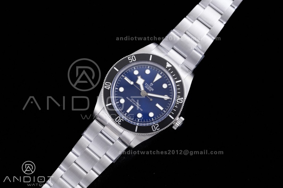 Heritage Black Bay 43mm SS ZF 1:1 Best Edition Blue Dial on SS Bracelet A2824