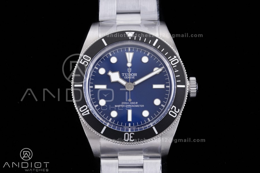 Heritage Black Bay 43mm SS ZF 1:1 Best Edition Blue Dial on SS Bracelet A2824