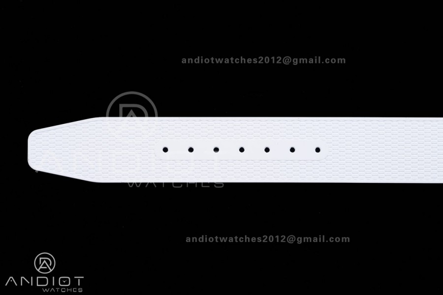 Pilot Chrono IW389105 White Ceramic “Lake Tahoe” APSF 1:1 Best Edition on White Rubber Strap DD69385 Super Clone