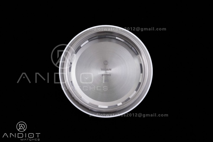 Pilot Chrono IW389105 White Ceramic “Lake Tahoe” APSF 1:1 Best Edition on White Rubber Strap DD69385 Super Clone