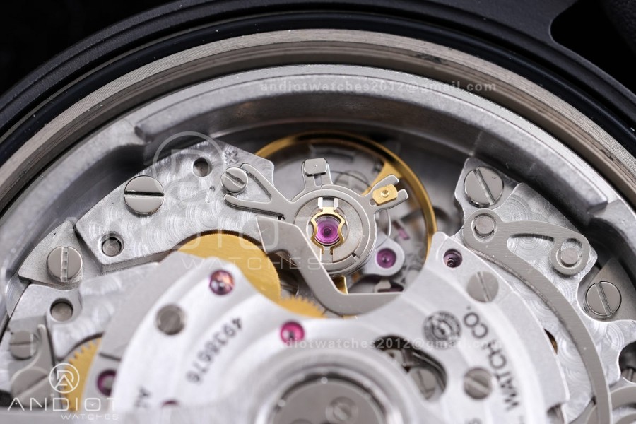 Pilot's Watch Chrono 41 IW389401 TOP GUN Black Ceramic APSF 1:1 Best Edition on Black Rubber Strap DD69385 Super Clone