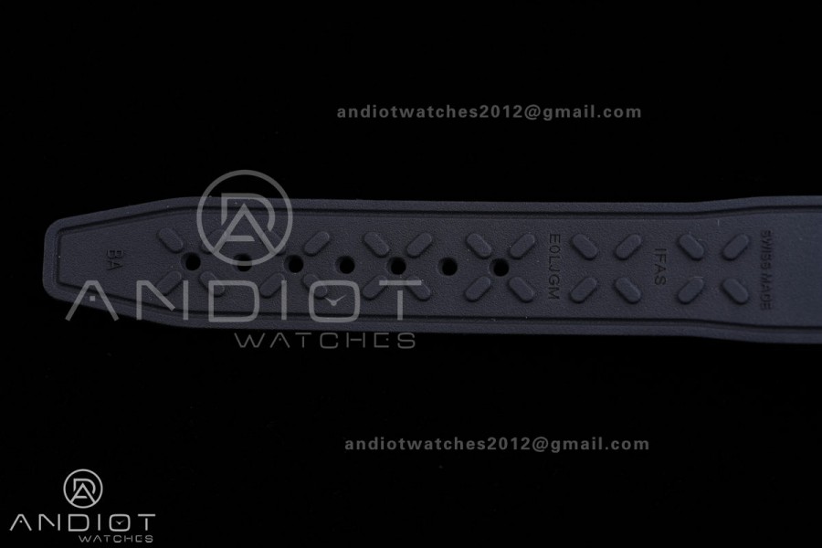 Pilot's Watch Chrono 41 IW389401 TOP GUN Black Ceramic APSF 1:1 Best Edition on Black Rubber Strap DD69385 Super Clone