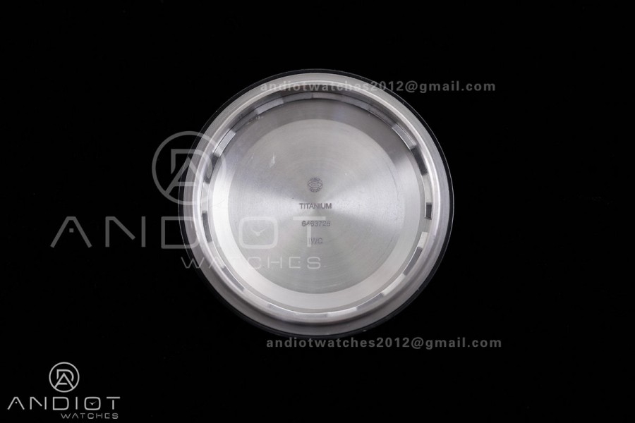 Pilot's Watch Chrono 41 IW389401 TOP GUN Black Ceramic APSF 1:1 Best Edition on Black Rubber Strap DD69385 Super Clone