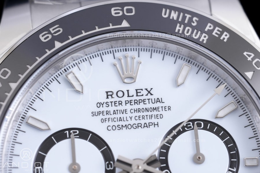 Daytona 126500 Clean Plus 1:1 Best Edition 904L Steel White Dial on SS Braclet DD4131