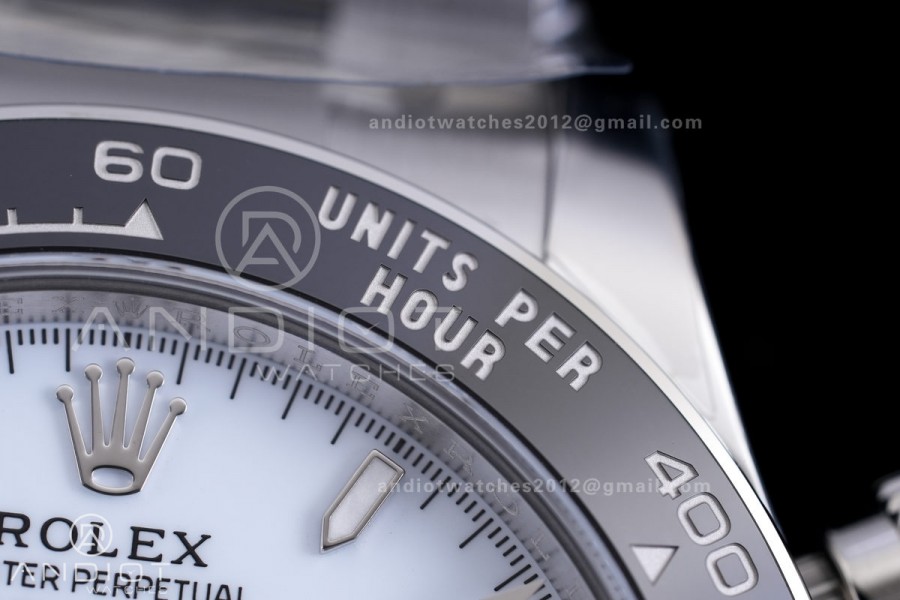 Daytona 126500 Clean Plus 1:1 Best Edition 904L Steel White Dial on SS Braclet DD4131