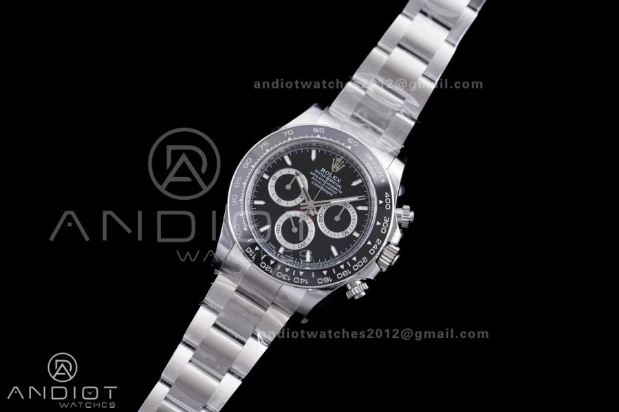 Daytona 126500 Clean Plus 1:1 Best Edition 904L Steel Black Dial on SS Braclet DD4131