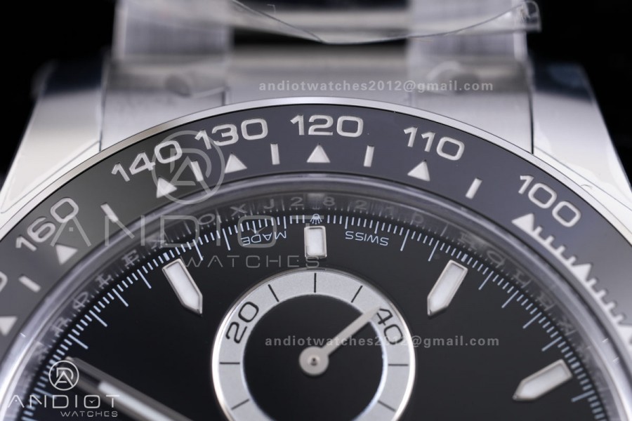 Daytona 126500 Clean Plus 1:1 Best Edition 904L Steel Black Dial on SS Braclet DD4131