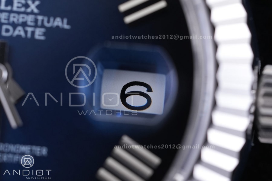 Day Date 228239 40mm Gain Weight V2 VSF 1:1 Best Edition Blue Ombre Dial Roman Marker On President Bracelet DD3255