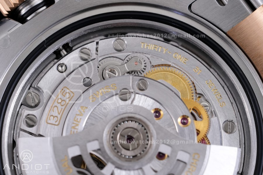 GMT-Master II 126711 CHNR Gain Weight VSF 1:1 Root Beer Best Edition Black Dial On SS/RG Oyster Bracelet Super Clone DD3285