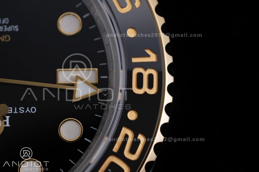 GMT-Master II 126713 GRNR Gain Weight VSF 1:1 Zombie Best Edition Black Dial On SS/YG Jubilee Bracelet Super Clone DD3285