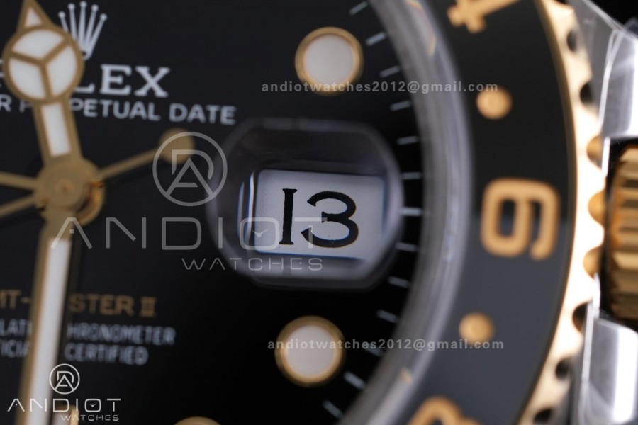 GMT-Master II 126713 GRNR Gain Weight VSF 1:1 Zombie Best Edition Black Dial On SS/YG Jubilee Bracelet Super Clone DD3285