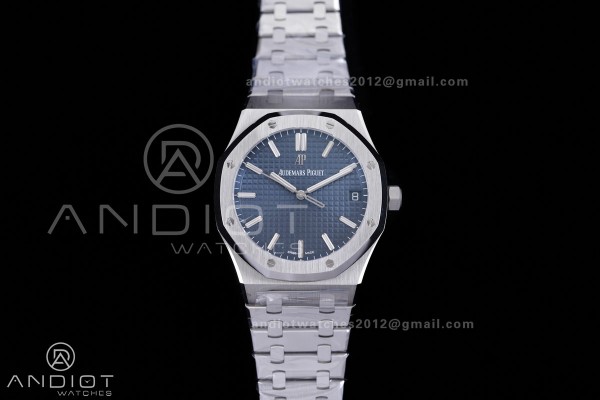 Royal Oak 15500 SS VSF 1:1 Best Edition Blue Dial ...