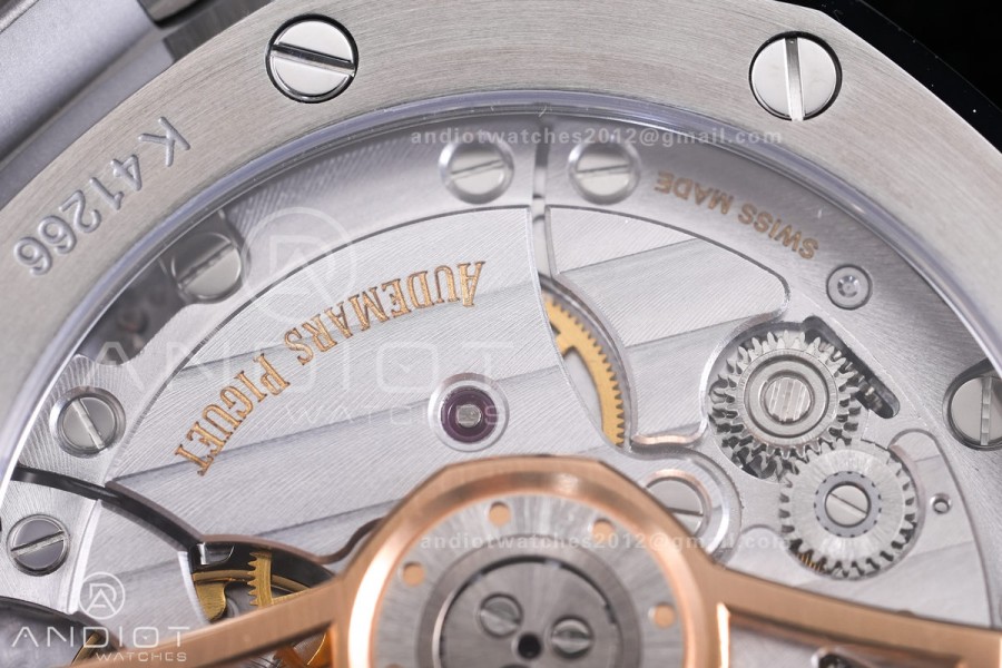 Royal Oak 15500 SS VSF 1:1 Best Edition Blue Dial on SS Bracelet DD4302 Super Clone