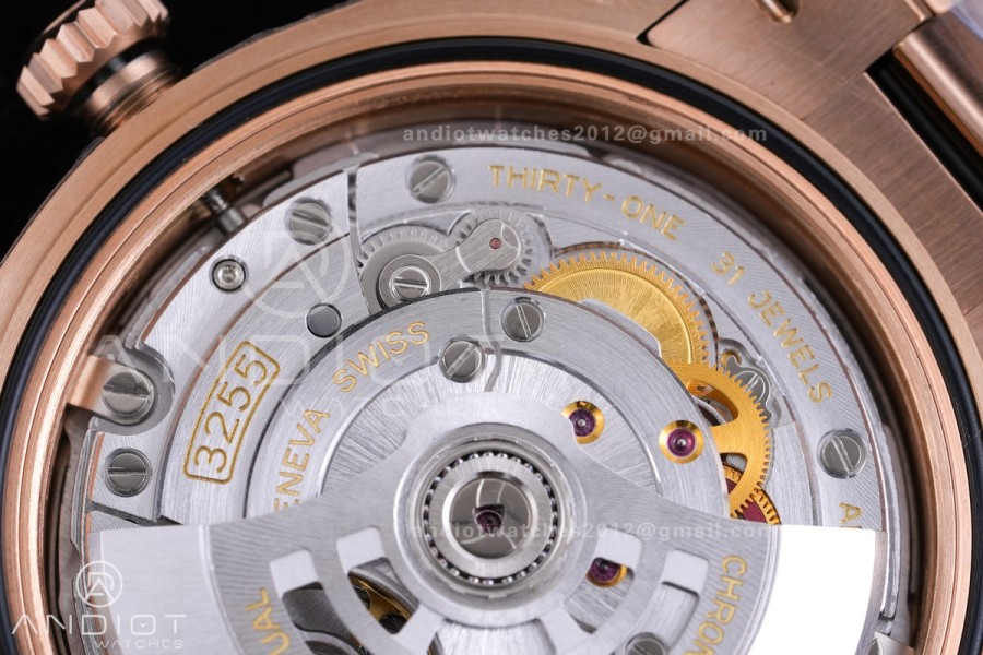 DayDate 40 228235 VSF 1:1 Best Edition RG Roman Dial on President Bracelet VS3255