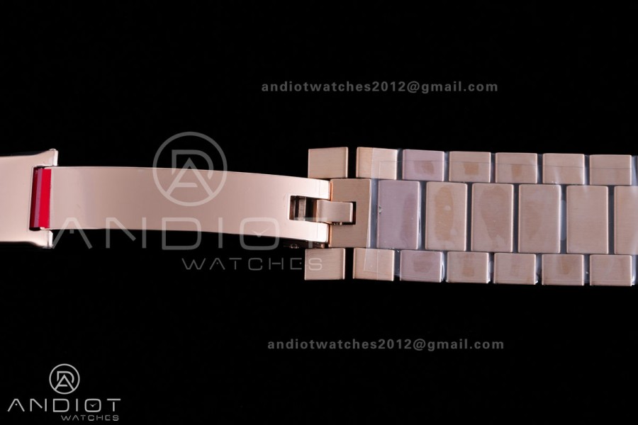 DayDate 40 228235 VSF 1:1 Best Edition RG Roman Dial on President Bracelet VS3255