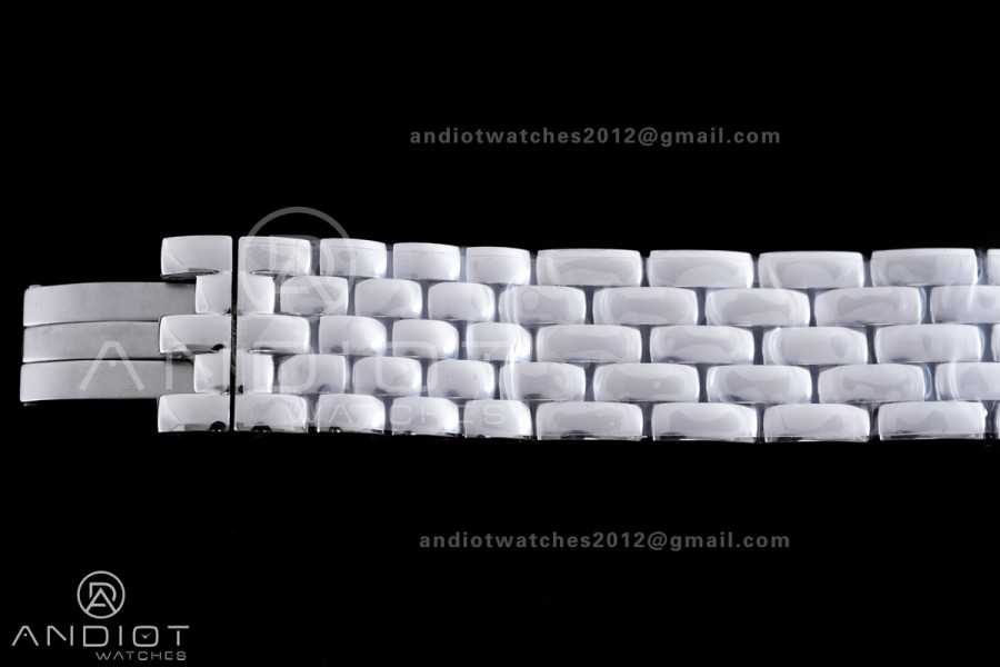 Panthère Ladies 31mm SS AF 1:1 Best Edition White Dial on SS Bracelet Ronda Quartz