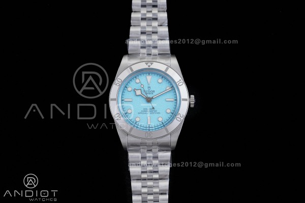 Heritage Black Bay 37mm SS ZF 1:1 Best Edition Tiffany Blue Dial on SS Bracelet A2824