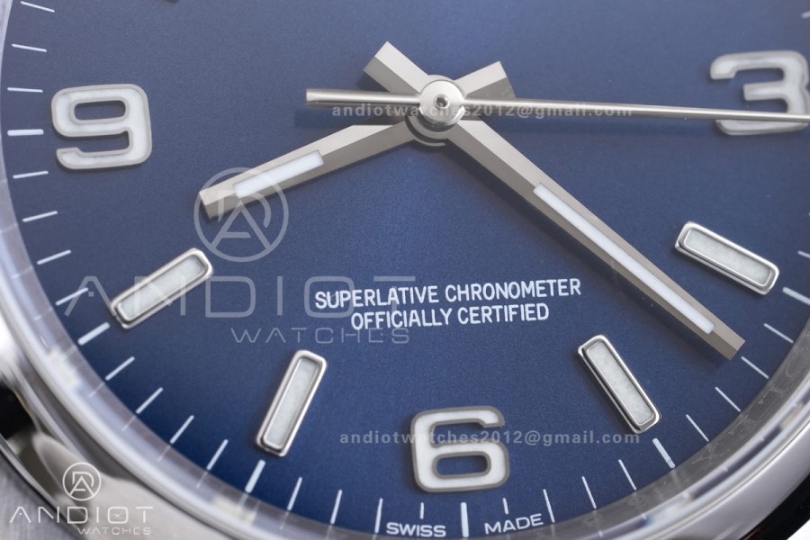 Oyster Perpetual 36 116000 KRF 1:1 Best Edition 904L Steel Blue Dial on SS Bracelet SH3130