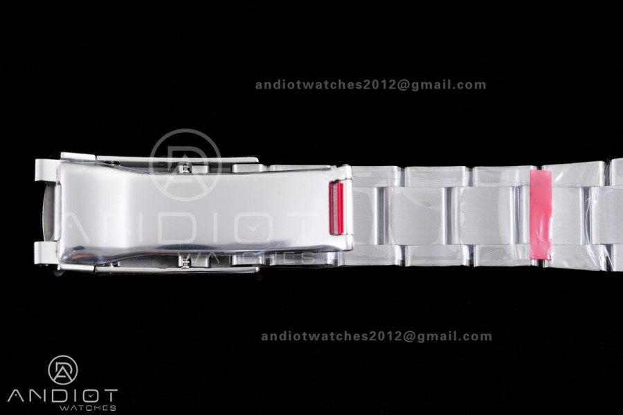 Oyster Perpetual 36 116000 KRF 1:1 Best Edition 904L Steel Black Dial Pink Lume on SS Bracelet SH3130