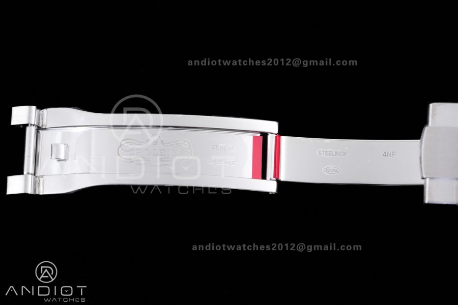 Oyster Perpetual 36 116000 KRF 1:1 Best Edition 904L Steel Black Dial Pink Lume on SS Bracelet SH3130