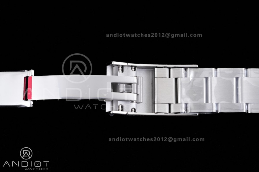 Oyster Perpetual 36 116000 KRF 1:1 Best Edition 904L Steel Black Dial Pink Lume on SS Bracelet SH3130