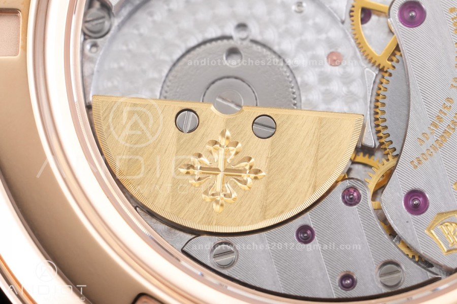 Grand Complications 6102 RG PPF 1:1 Best Edition Black Dial on Black Leather Strap SA240 Super Clone