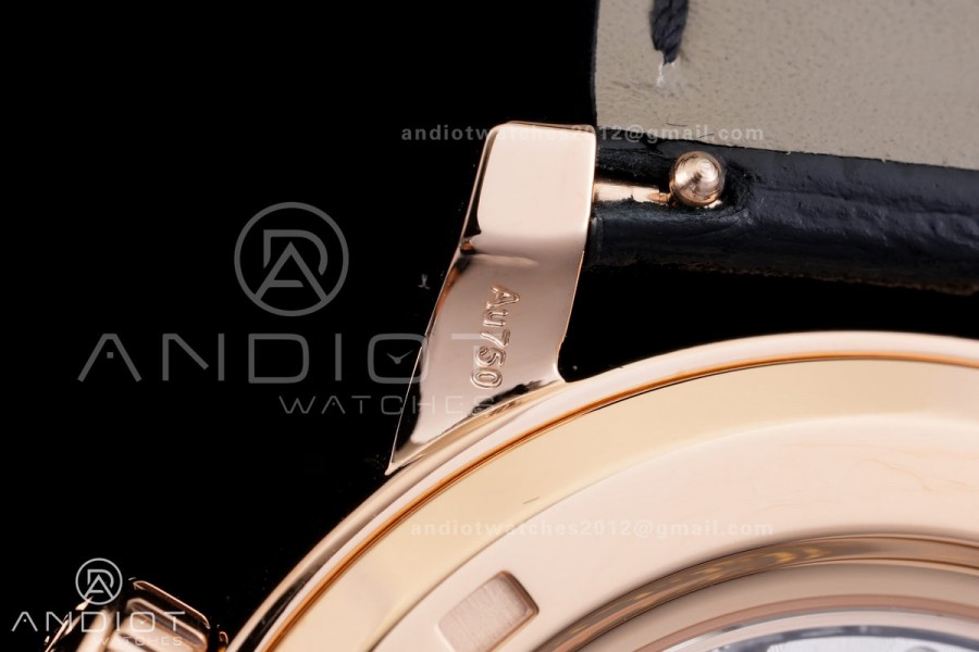 Grand Complications 6102 RG PPF 1:1 Best Edition Black Dial on Black Leather Strap SA240 Super Clone