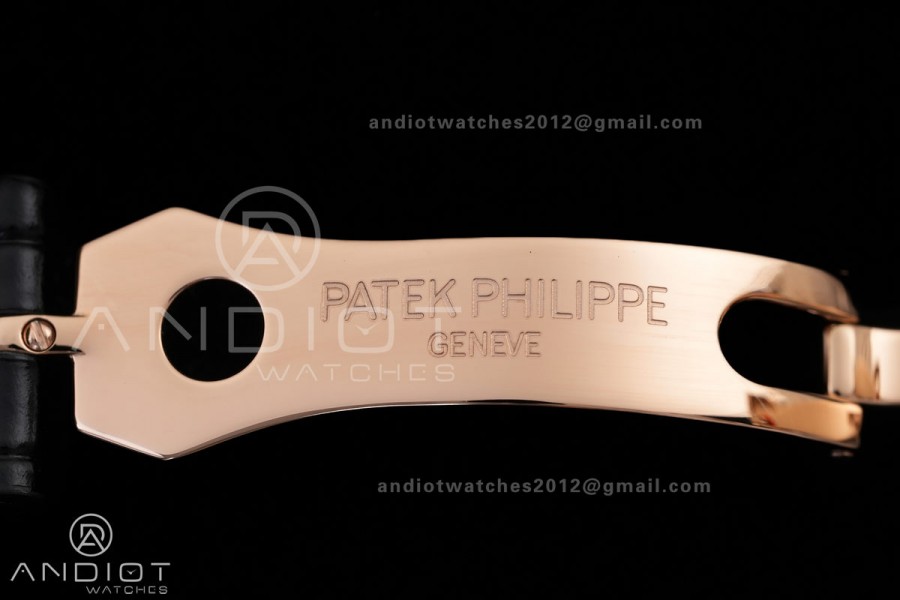 Grand Complications 6102 RG PPF 1:1 Best Edition Black Dial on Black Leather Strap SA240 Super Clone