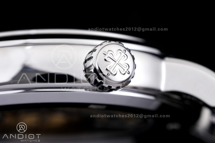 Grand Complications 6102 SS PPF 1:1 Best Edition Blue Dial on Blue Leather Strap SA240 Super Clone