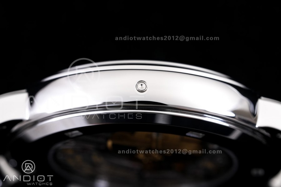 Grand Complications 6102 SS PPF 1:1 Best Edition Blue Dial on Blue Leather Strap SA240 Super Clone