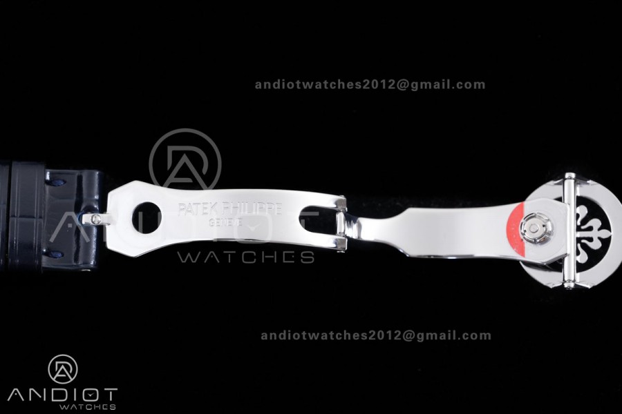 Grand Complications 6102 SS PPF 1:1 Best Edition Blue Dial on Blue Leather Strap SA240 Super Clone