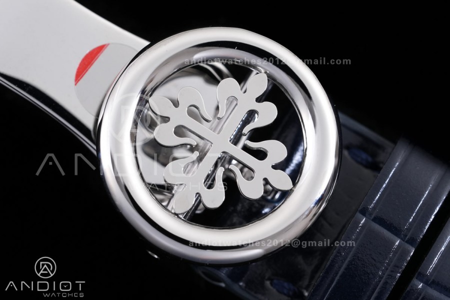 Grand Complications 6102 SS PPF 1:1 Best Edition Blue Dial on Blue Leather Strap SA240 Super Clone