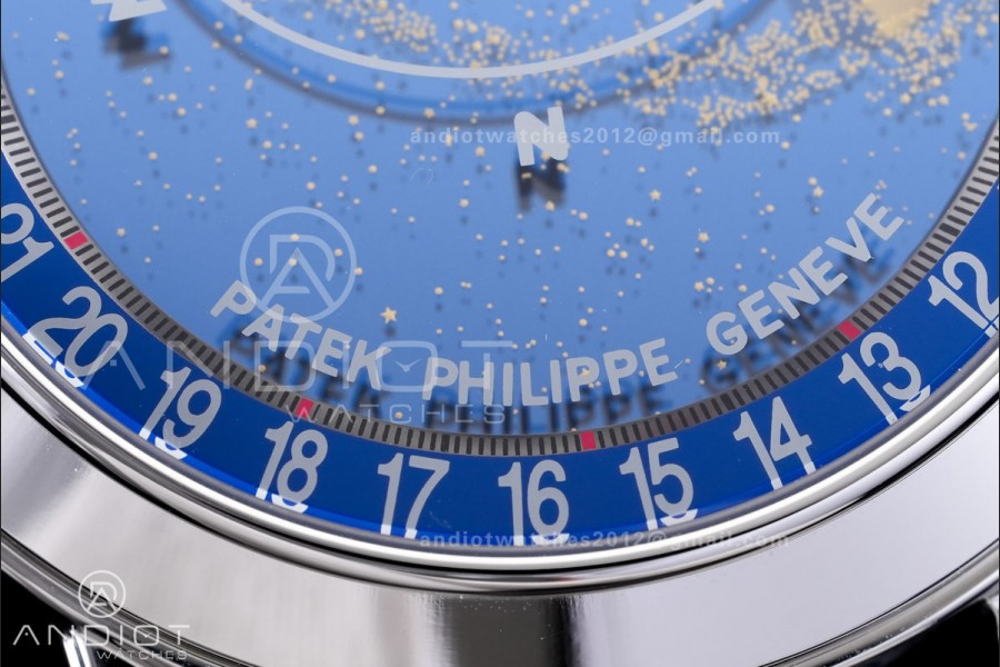 Grand Complications 6102 SS PPF 1:1 Best Edition Blue Dial on Blue Leather Strap SA240 Super Clone
