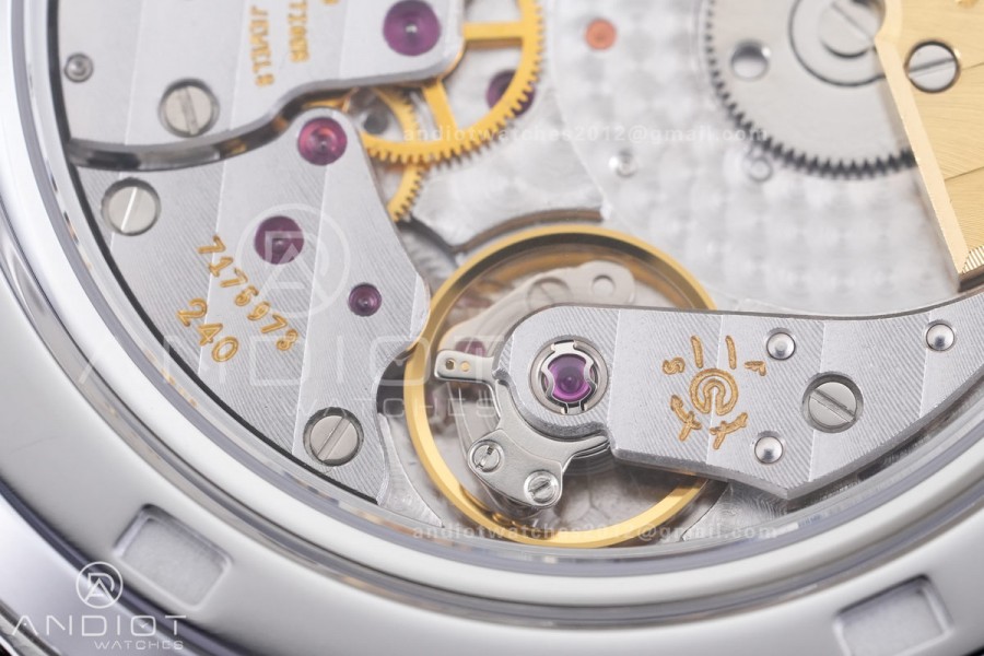 Grand Complications 6102 SS PPF 1:1 Best Edition Blue Dial on Blue Leather Strap SA240 Super Clone