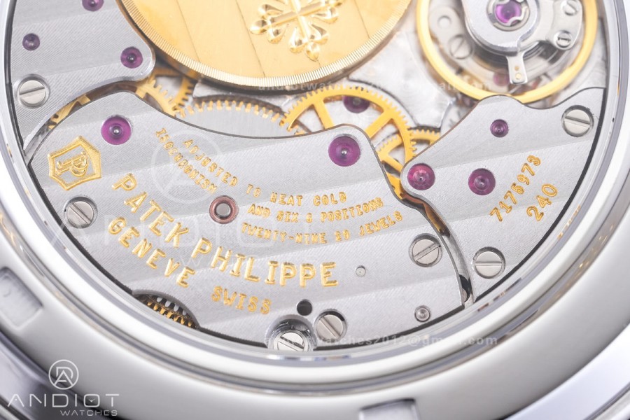 Grand Complications 6102 SS PPF 1:1 Best Edition Blue Dial on Blue Leather Strap SA240 Super Clone