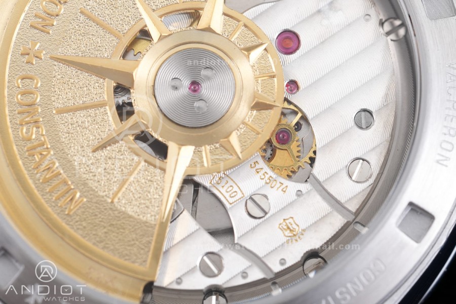 Overseas 4500V SS 8F 1:1 Best Edition Brown Dial on SS Bracelet A5100