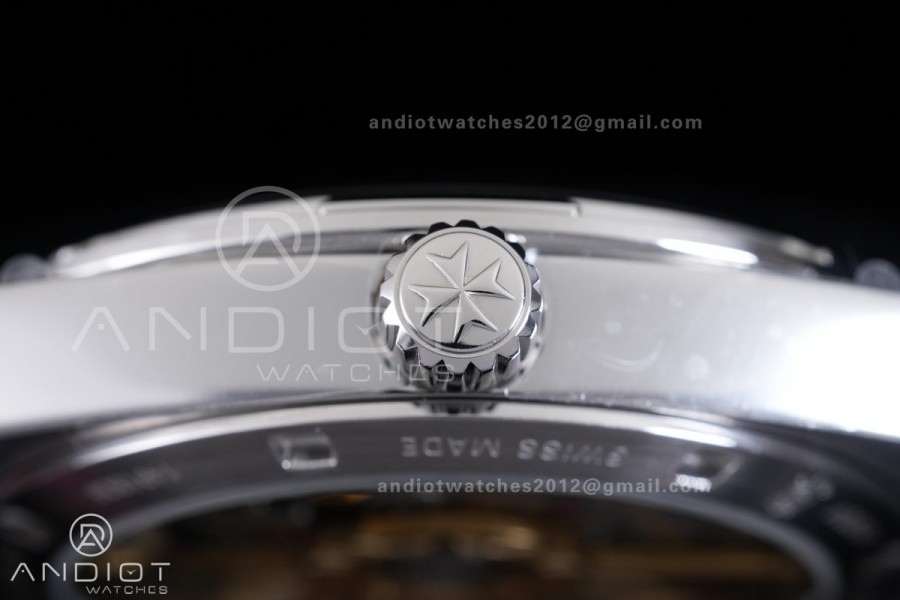 Overseas 4500V SS 8F 1:1 Best Edition Brown Dial on SS Bracelet A5100